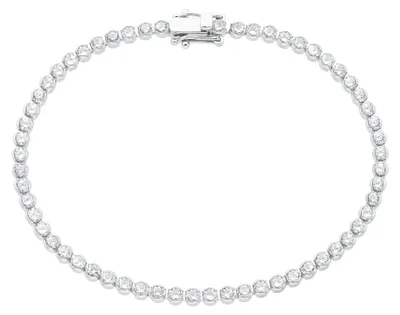 Produktbild von s.Oliver Damen Tennis Armband 2037762 Silber 925 Zirkonia synth.