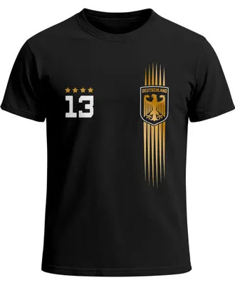 Produktbild von Herren T-Shirt Deutschland Trikot Fußball WM Fußball-Sommer 2026 Fanshirt Deutschlandshirt Adler Fussball Moonworks®