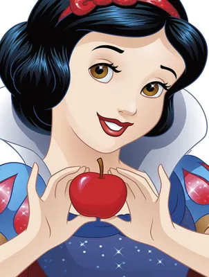 Produktbild von Disney Poster Schneewittchen Blau und Rot - 610137 - 30 x 40 cm