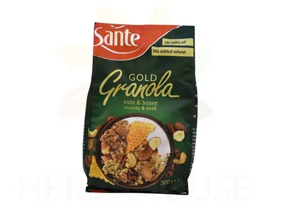 Obrázek produktu pro Sante Granola Gold z orzechami 300 g