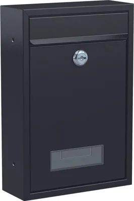 Produktbild von BASI - Briefkasten - BK 100M - matt schwarz - 2170-1200