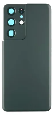 Produktbild von Samsung Galaxy S21 Ultra (SM-G998B) OEM Backcover + Kameraglas + Kleber, Schwarz