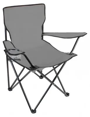 Produktbild von TRIZAND 23675 Fischerstuhl grau