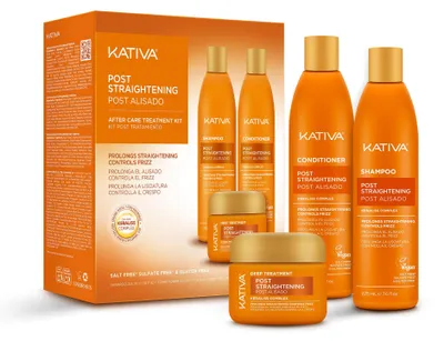 Imagen del producto de Kativa Profesional: Kit de alisado brasileño, lote de 3 unidades