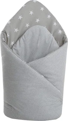 Productafbeelding van Famanu wikkeldeken / babydeken, 75x75 cm - geschikt voor kinderwagens en buggy's