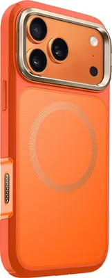 Zdjęcie produktu dla I-Blason, etui MagSafe iPhone 17 Pro odporne na wstrząsy 6 m z podstawką, pomarańczowe