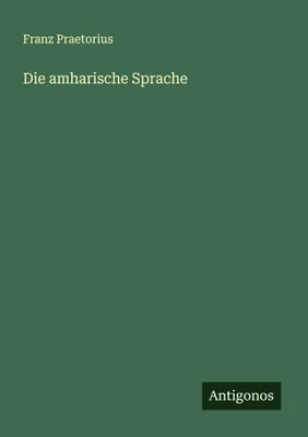 Produktbild von Die amharische Sprache