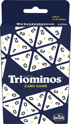 Produktbild von Goliath Kartenspiel Triominos - Strategisches Familienspiel für unterwegs