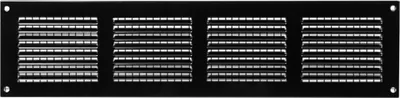 Produktbild von Lüftungsgitter LG-4010 BL Schwarz 400 x 100 Fliegengitter Abluftgitter
