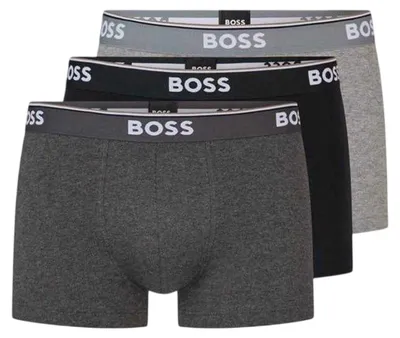 Produktbild von Boss - "Bodywear" Boxershorts für Herren (3er-Pack) GT22671 (S) (Grau/Schwarz)