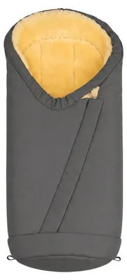 Produktbild von Lammfell - KINDERWAGEN FUßSACK - Farbe: Grau