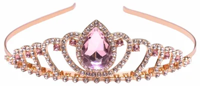 Produktbild von Diadem Royalle Tiny - Taille unique - Rosa | by Great Pretenders