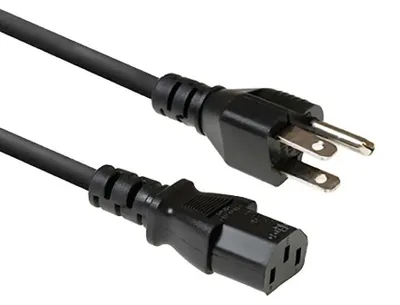 Image de ACT AK5443 Câble d'alimentation Noir 1 m Prise secteur type A Coupleur C13 (AK5443)