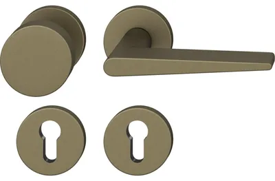 Produktbild von FSB Wechselgarnitur 12 1005 ASL auf Rosette PZ, Aluminium mittelbronzefarbig