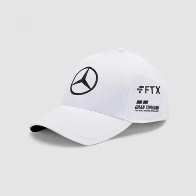 Produktbild von 2022, Weiß, Lewis Hamilton, Mercedes Kinder Baseball Kappe