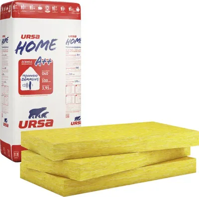 Produktbild von Ursa Home Trennwandplatte Glaswolle WLG 040 1250 x 625 x 40 mm