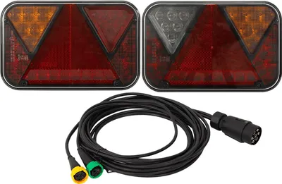 Produktbild von Rückleuchten Satz: Rückleuchten LED Fristom FT-270 + 4,5 m 7-poliger Kabelbaum