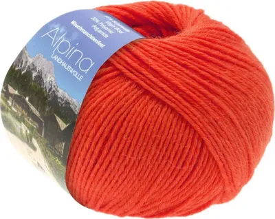 Produktbild von Lana Grossa - Alpina Landhauswolle 0075 rotorange