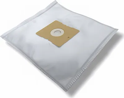 A single vacuum cleaner bag is shown on a white background.
