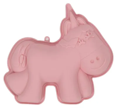 Obrázok produktu pre Silikónová forma na pečenie pre deti, 19 x 4 x 20 cm, ružová