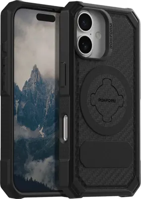 Zdjęcie produktu dla Etui na telefon komórkowy iPhone 16, Rokform Rugged, czarne
