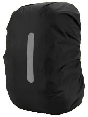 Produktbild von Rucksack Regenschutz wasserdicht reflektierend 65-75L Schwarz