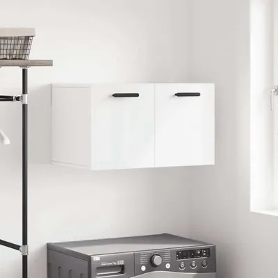 Produktbild von [Home] Wandschrank Hochglanz-Weiß 60x36,5x35 cm Holzwerkstoff , Neue Mode 2024 im häuslichen Leben