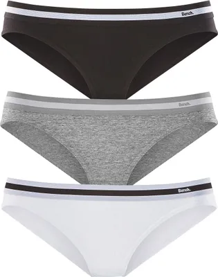 Produktbild von Bench Slip 3 -teilig schwarz, weiß, grau-meliert Größe 182