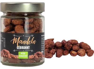 Produktbild von Gebrannte Mandeln karamellisiert Vegetarisch 140g-Pack