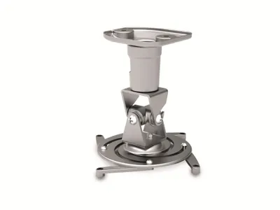 Zdjęcie produktu dla Uchwyt sufitowy do projektora PureMounts (PM-Spider-Plus-S), z możliwością pochylenia o 25° i obrotu o 360° – odległość od sufitu 22 cm, nośność 15 kg, rozstaw otworów 180–310 mm, kolor czarny