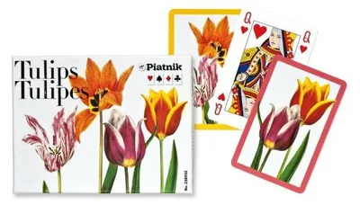 Produktbild von Piatnik-Tulpen-Spielkarten – Doppeldeck
