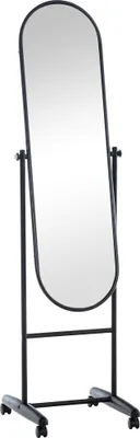 Produktbild von Standspiegel HLO-CP72 Oval  schwarz