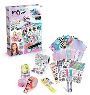 Scrapbooking-Set, über 200 Teile, Liebe-Motiv, 26 Stück