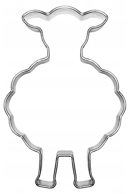 Produktbild von EkoForemki Lamm Ausstecher 6,7 cm für Osterplätzchen
