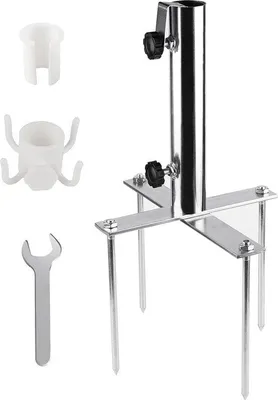 Produktbild von Verstellbarer Sonnenschirmständer Ø 29-41 mm für Angeln, Strand, Camping