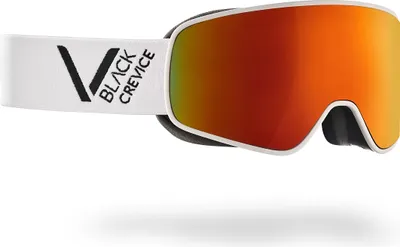 Obrázek produktu pro BLACK CREVICE - Dámské/mužské lyžařské brýle - Model: SCHLADMING | Barva: bílá/černá / čočky: oranžová | Velikost: L