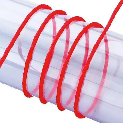 Produktbild von Roter Basteldraht mit Papierummantelung, 2 mm Durchmesser, für Bastelarbeiten