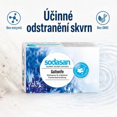 Obrázek produktu pro Žlučové mýdlo 100g, mýdlo na skvrny, přírodní odstraňovač skvrn