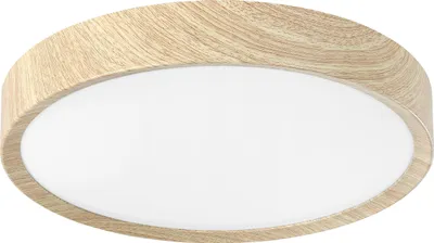 Produktbild von EGLO LED Deckenlampe außen Musurita, Außenleuchte für Wand und Decke, Outdoor Deckenleuchte aus Metall in Holz-Optik, warmweiß, IP44, ⌀ 34 cm