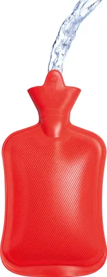 Produktbild von Wärmflasche 2 Liter Rot 31,5x18,5cm