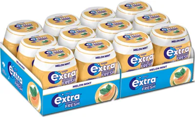 Produktbild von Wrigleys Extra Professional FRESH Melon Minze 50 Dragees 70g 12er Pack