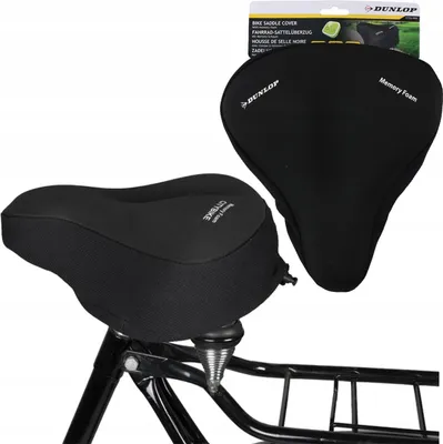 Zdjęcie produktu dla POKROWIEC PIANKOWY NA SIODEŁKO ROWEROWE, Nakładka z Paskiem, Dunlop