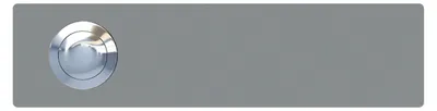 Produktbild von Türklingel Oblong in Grau Metallic