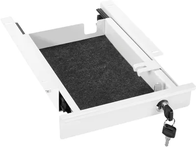 Produktbild von Schubladenunterbau für Schreibtische, weiß, abschließbar, Breite: 220 mm