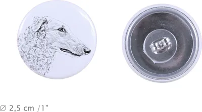Produktbild von Barsoi, Russischer Jagdwindhund, Barzaia - einzigartige Hund-Ohrringe, Ihr Haustier als Schlüsselanhänger, Eigenmarke Art-Dog