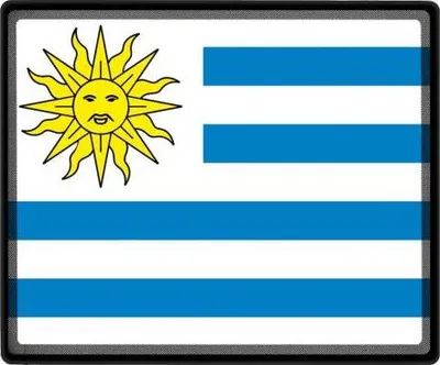 Produktbild von Mousepad Mauspad Länderfahne - Uruguay - 82179 Gr. ca. 24  x 20 cm