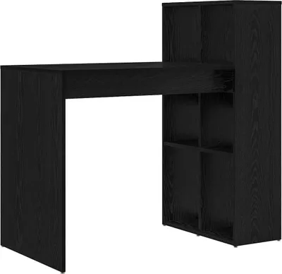 Obrázek produktu pro vidaXL Psací stůl s policí vzhled černý dub 108 x 55 x 103,5 cm