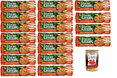 Produktbild von Italian Gourmet - Gran Cereale Knusprige Vollkornkekse mit Reis & Cornflakes 18×230 g | Mit italienischem Getreide | Frühstücksgebäck & Snack für jeden Tag + Italian Gourmet Polpa
