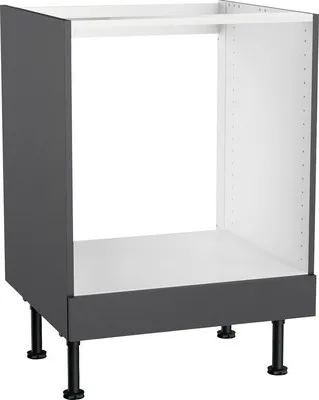 Produktbild von Optifit Herdumbauschrank Ingvar420 BxTxH 60 x 58,4 x 87 cm anthrazit matt zerlegt KFIN U634-8+
