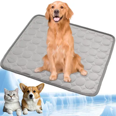 Produktbild von Solidchoice – Kühlmatte für Hunde, XXL, 100 x 150 cm, Grau